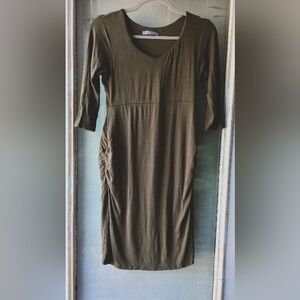 Loveappella Olive Green Women's Maternity Dress